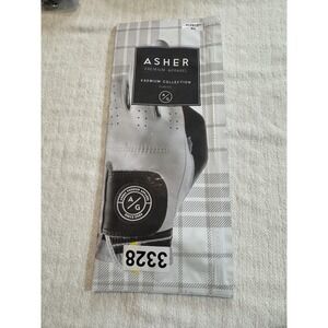 Asher Golf Glove Mens Left XXL White Black Premium Collection AAA Cabretta